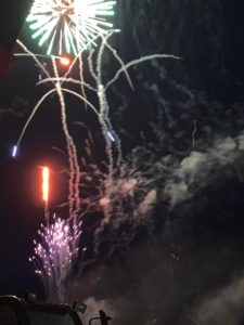 Feu d'artifice du 14 juillet Saint Vit