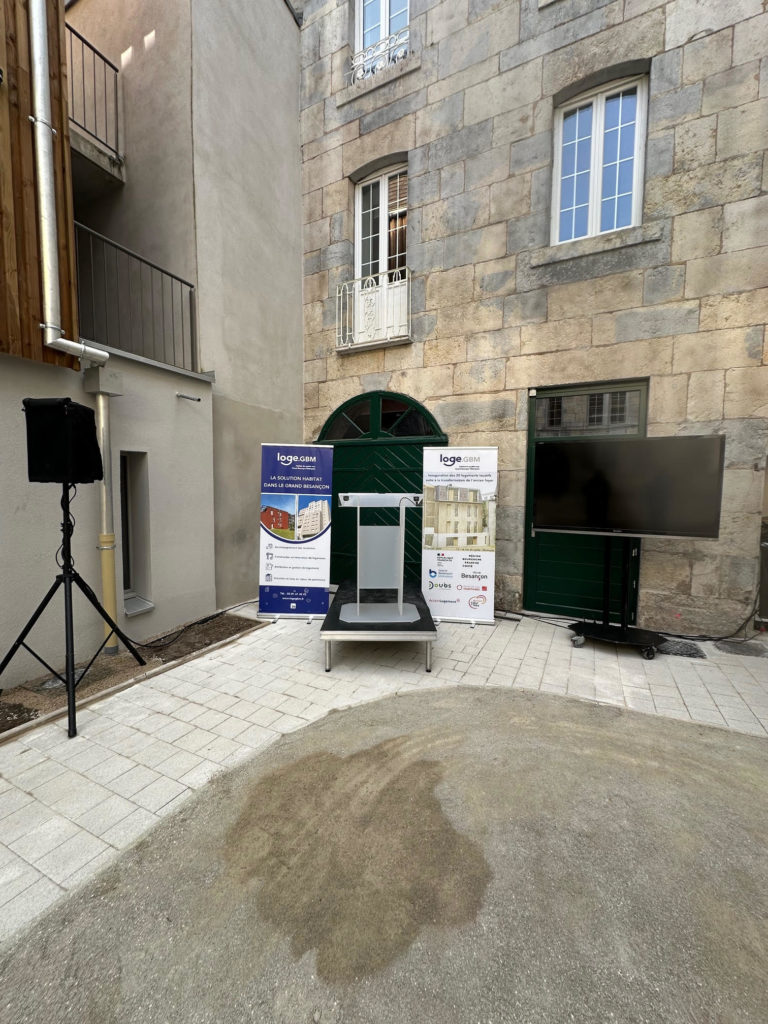 INAUGURATION 20 LOGEMENTS – TRANSFORMATION ANCIEN FOYER – LOGE.GBM